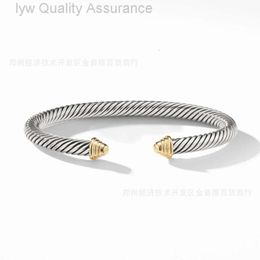 Designer David yurma Jewellery Gold Dome Twisted Cord Bracelet Small Handpiece