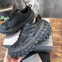 Shoes Designer Defender Summer Sneakers Women Men Tyre Shoes Rubber Dad Chunky Sneaker Casual Fashion Mesh and Nylon Shoe Size Extreme Tyre Tread Sole her4