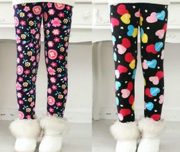 New Girls printed Leggings tights Pants child Winter Autumn Fall Kids Fashion Thick Warm Children Clothes Legging3766774