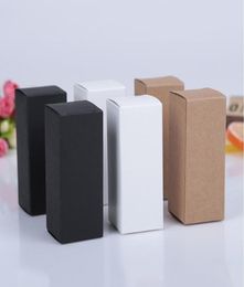 10ml20ml 30ml 50ml 100ml white black kraft paper boxes for essential oil bottles dropper bottle gift packaging box print logo5645113