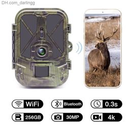 Hunting Cameras 4K 30MP real-time streaming WiFi tracking camera application Bluetooth hunting with 10000mAh lithium battery night vision WiFi940PROLI Q240306