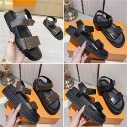 Designer Bom Dia Flat Comfort Mule Slides Sandalen Mode Männer Frauen Klassiker Sunset Cordoba Flache Sandale Leder Sommer Plattform Strand Hausschuhe Schuhe Größe 35-45