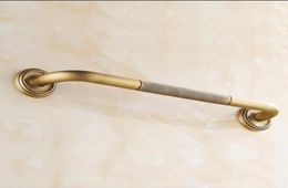 Bath Accessory Set 50cm Bathroom Armrest Brass Antiskid Handle Bathtub Handrail Grab Bar Antique Bronze Hand Safety3324015