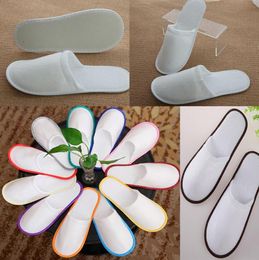 Bath Disposable Slippers el Towelling Slippers EVA Slipper Men Women Flip Flop White Multi color Indoor Cheap Slipper DHL 7797861