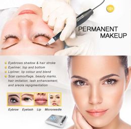 Professional Artmex V9 Permanent Makeup Tattoo Machine Digital Eyebrow Lip Eyeline MTS PMU Microneedle Dr pen Dermapen9567517