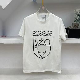 2024Mens T Shirt Designer Fashion Letter Print Tees 23SS T-shirts Women Casual Loose Shirts Size