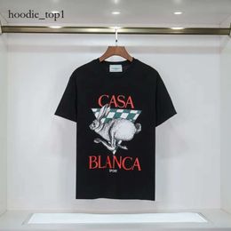 Casablanc Shirt Designer T Shirt Men Casa Blanca Shirts Mens Tshirts Designer Women Tee Shirt Luxe Oversized Casa Blanca Woman Round Neck Cotton Casa 2394