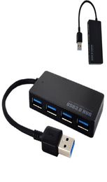 RXD103U3 High Speed 4Port USB 30 Hub 5Gbps Support 1TB HDD Portable Compact for PC Mac Laptop Notebook Desktop3227174