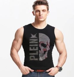 Fahion Brand Men Sleeveless Slim drill Tank Top Summer Muscle Bodybuilding Fitness Tee Shirt Sport Tank Men039s Clothing Ve4263386