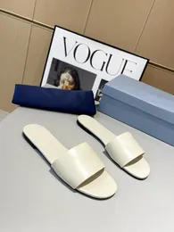 Designer womens woody sandals flat mule slides beige white black pink lace lettering fluffy slippers summer 0227