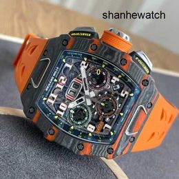 Exciting Watch Nice Watch RM Watch Rm11-03 Automatic Mechanical Watch Rm1103 Ntpt Mclaren Limited Edition Fashion Leisure Business Sports