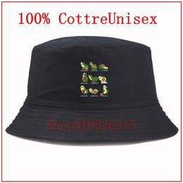 Avocado Yoga For A Flat Tummy fisherman hat men women Fishing Hat Sun Summer Sunscreen Panama Hip Hop Bucket Cap284R