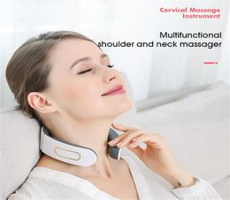 4 novos tipos de massageador cervical elétrico inteligente massageador de coluna Jin vértebra amassar neck5486536