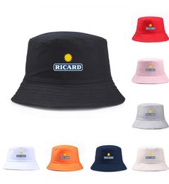 Summer RICARD Bucket Hats Unisexe Man Women Cotton Ricard Fisherman Caps Girl Boy Outdoor Sport Chapeau Bob Ricard Panama Hat 22059442443