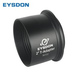 EYSDON 2 Telescope T2 Camera Adapter M42 T-Ring T Tube with 2 Filter Threads 240306