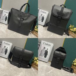 Black Eclipse Coated Canvas Totes Men Backpack Handbags Saumur Shoulder Bags Designer Messenger Bag Mini Cell Phone Bag Luxury Camera Bags ManCrossbody Purses