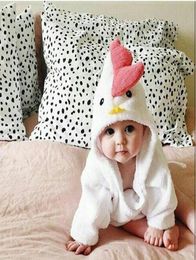 baby robes boys and girls autumn winter children lovely cartoon fleece bathrobe sleepwear home wear pajamas clothing9588489