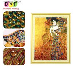 Decorative Objects Figurines DPF 5D Special shape Diamond Painting Round Drill Mosaic Diamond Embroidery woman Set Handicraft HOME decor paintingL240306
