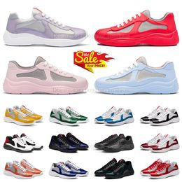 Luxury Brand Sneakers Luxe Casual Shoes Mens Loafers Designer Nylon White Black Grey Orange Blue Sneaker Woman Rubber Sole Red Bottoms Plate-forme Sneakers Dhgates