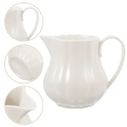 Dinnerware Sets Creamer Milk Jug Small Sauce Pitcher Coffee Syrup Dispenser Multi-use Mini Pitchers Ceramic