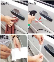 Car Styling Car Door Handle Scratch Protector Film Protective Sticker Vinyl for All Cars Cruze Opel Fort Mazda Peugeot7099429