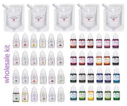 Lip Gloss Whole 500ml Base 24pcs Flavoring Oil Scents Liquid Pigment For Diy Material Lipgloss Vendor25125465522