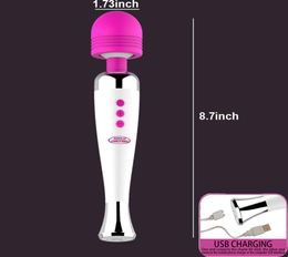 12 Speeds Rabbit Vibrator Sex Toys For Woman Magic Wand G Spot Vibrators For Women Clitoris Stimulator Gode Vibrant Sextoy Femme Y1222123