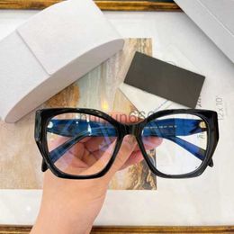 Designer di lusso occhiali da sole uomo donna nuovo prodotto 18W celebrità di Internet con la stessa lente ottica geometrica cat eye abbinata a occhiali miopia piatti leggeri