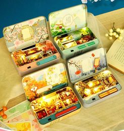 Architecture/DIY House Diy Box Theatre Doll House Toys for Children Furniture Miniature Wooden Miniaturas Dollhouse Birthday Gifts Special gift Toy