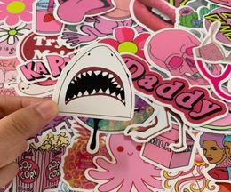 Pink Cute Cartoon Stickers Waterproof Refrigerator Skateboard Decoration Mixed Decals For Laptop Macbook Waterbottle Motocycle Sti3501990