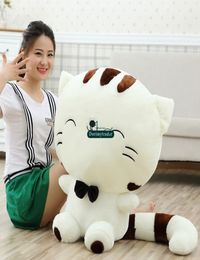 Dorimytrader 28039039 70cm Lovely Cat Doll Plush Giant Soft Stuffed Cartoon Cat Toy Pillow Nice Valentine Gift DY608535514060