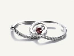 Cluster Rings GEM39S BALLET Design 585 14K 10K White Gold Bubble Ring For Women Solitaire Matching Eternity Wedding Band Engage1702659
