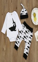 Newborn Baby Infant Baby Cartoon Suit Toddler Boy Girls Halloween Theme Clothing Kids Designer Clothing Girls Letter Romper Printe8056522