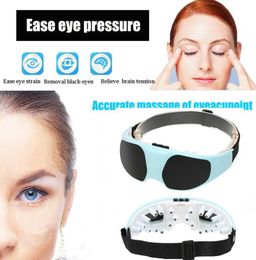 EyesHead Stress Relief Alleviate Fatigue Inlaid Magnetic Vibration Massage Electric Eye Massager Eye Care Machine Tools5804201