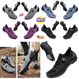 designer Cycling Shoes Men Sports Dirt Road Bike Shoes Flat Speed Cyclinag Sneakers Flats Mountain Bicycle Footwear SPD Cleats Shoes 36-47 GAI