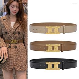 Belts Women's Belt Leather Suit Wide Waist Cinched With Shirt Over A Waistband For Women Luxury Designer Brand