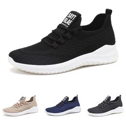 running shoes for men women Solid color hots low black white multi breathable mens womens sneaker walking trainers GAI