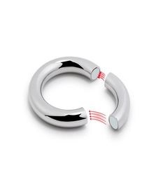 30mm 33mm 38mm Stainless steel magnet suction time delay magnetic penis ring male penis weight bearing excercise cock ring adult s5720742