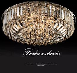 High Quality New Modern K9 Crystal LED Chandelier Ceiling Light Pendant Lamp Lighting 50cm 60cm 80cm1419051