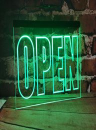 OPEN new Display Cafe Business NEW carving signs Bar LED Neon Sign home decor crafts2687235