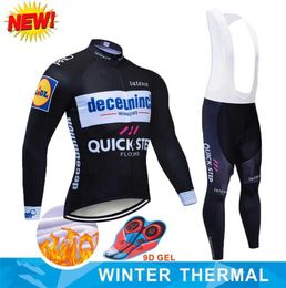 2020 3 colors QUICK STEP TEAM winter thermal fleece Cycling Bike JERSEY Pants set mens 9D Ropa Ciclismo Maillot4969863