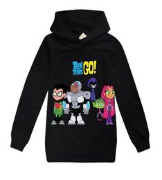 213 Years Teens Titan GO Clothing Children Hoodie Girls Tshirt Fashion Boys T Shirts Boys Long Sleeve Pullover Sweater 2011276956177