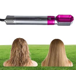 Electric One Step 5in1 Detachable Air Comb Hair Styling Heating Auto Wrap Rotating Hair Straightening Curling Iron Wand Sets A8373777