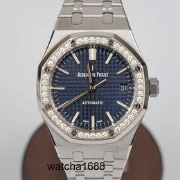 Elegant Wrist Watch Racing Wristwatches AP Royal Oak Series Mens Watch 37mm Diameter Automatic Mechanical Precision Steel Rose Gold Fashion Casual Gentlemen Luxur