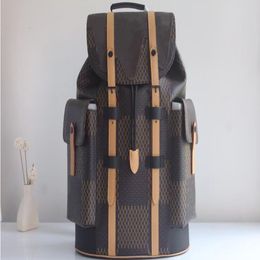 Top Quality 2023 Backpack Metal Parts with Cowhide Trim Liningtop Leather Handle Flap Opening Closingsnap Fastener and Drawstring Qrigb