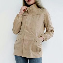 Trench YOUYIDE Women Double Layer Windbreaker Autumn Casual Slim Coat Fashion Plus Size 4Xl StandUp Collar Ladies Jacket