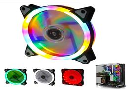 RGB Lighting Cooling Fan Computer Case Radiator High Performance Quiet 120mm DC 12V for 3pin 4pin Connector5989955