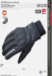 2015 new winter KOMINE GK799 motorcycle gloves keep warm waterproof windproof motorbike gloves cattlehide leather black Colour siz3951370