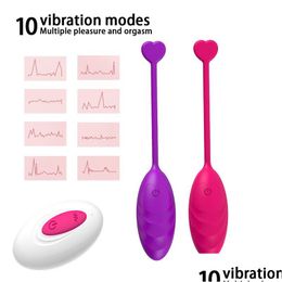 Leg Massagers Wireless Remote Control Vibrating Egg Powerf Y Toys For Couples G-Spot Vibrator Clitoris Stimator Love Adts Toy Drop Del Dhgei