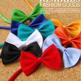 Candy Colours bow tie clip on bow tie for children's bow with neck strap 50pcs lot 229I